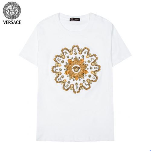 数に限りがある 2022新作 2色可選 半袖Tシャツ ヴェルサーチブランド コピー 優しいフィット感