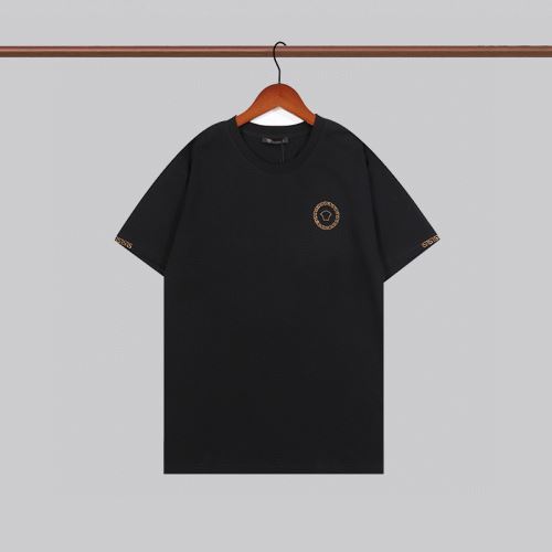 ファション性の高い ラウンドネック 半袖Tシャツ 2色可選 2022新作 ヴェルサーチブランド 偽物 通販