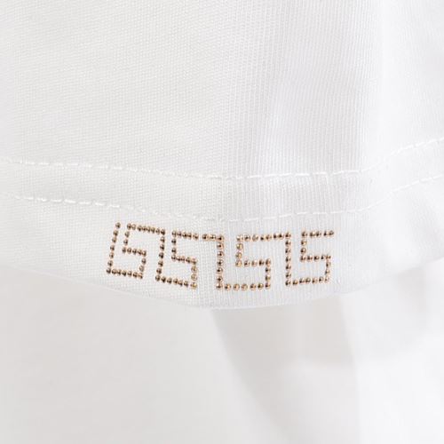 ファション性の高い ラウンドネック 半袖Tシャツ 2色可選 2022新作 ヴェルサーチブランド 偽物 通販