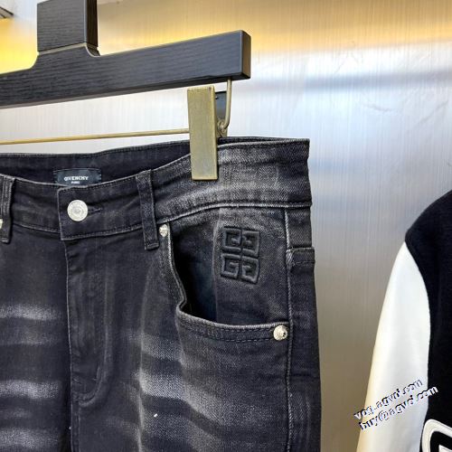 2022新作 魅力ファッション ジバンシー GIVENCHY デニムパンツ 生地結構伸びる ビンテージ感溢れる ジバンシィブランド 偽物 通販