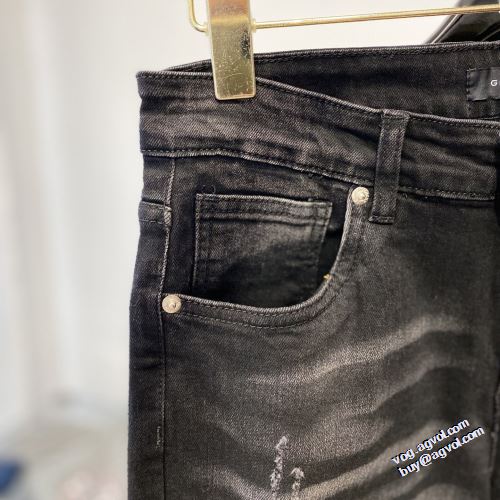 2022新作 履き心地バツグン デニムパンツ ジバンシー GIVENCHY ユーズド加工 ジバンシィブランド コピー 伸縮性のある 海外セレブ愛用