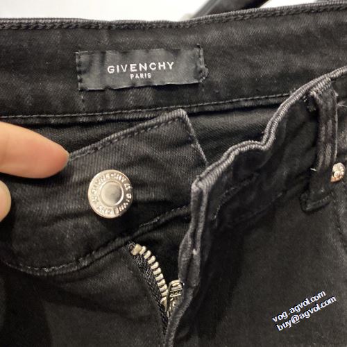 2022新作 履き心地バツグン デニムパンツ ジバンシー GIVENCHY ユーズド加工 ジバンシィブランド コピー 伸縮性のある 海外セレブ愛用