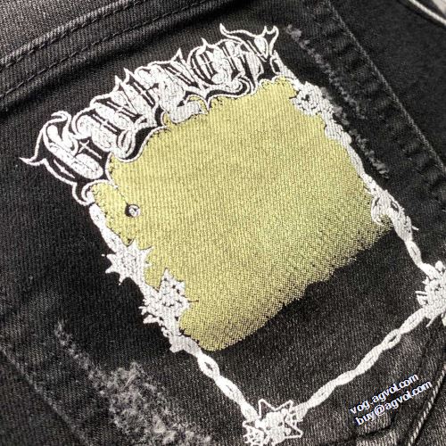 2022新作 履き心地バツグン デニムパンツ ジバンシー GIVENCHY ユーズド加工 ジバンシィブランド コピー 伸縮性のある 海外セレブ愛用