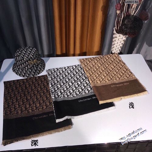 2022新作 ショール ディオール DIOR 3色可選 ディオールブランド 偽物 通販 ストライプ 一番人気の新作はこれ ロングマフラー