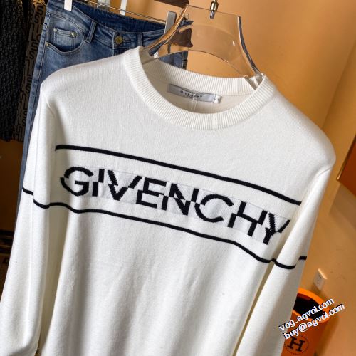 2022新作 上品な輝きを放つ形 ジバンシィスーパーコピー 激安 セーター 2色可選 ジバンシー GIVENCHY 程よい厚み ロゴパーカー 袖ライン