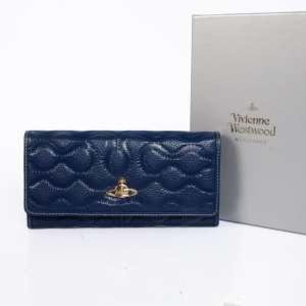 上質な逸品VIVIENNE WESTWOOD 程よい柔らかさ　二つ折り小銭入れ ウォレット.112.