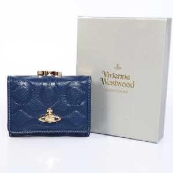 洗練されたデザイン VIVIENNE WESTWOOD 二つ折り小銭入れ 長財布　実用性あるウォレット.112.