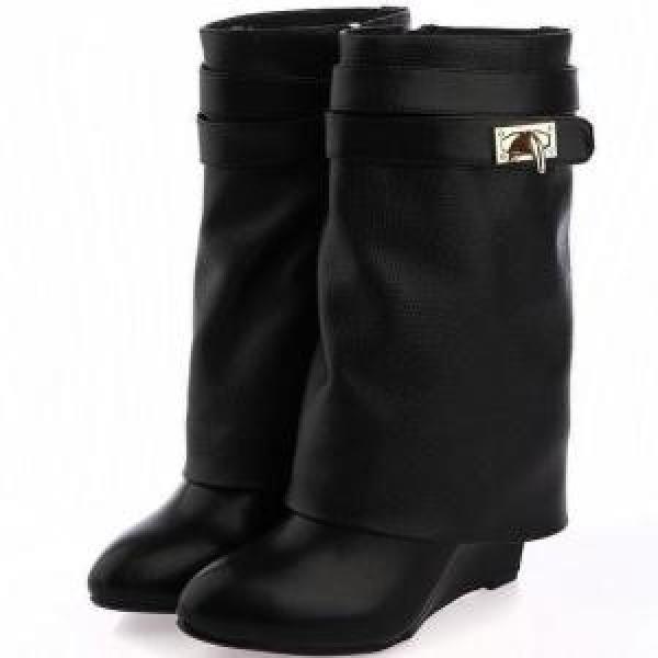 秋冬 2025 【激安】 オリジナル GIVENCHY ジバンシー ミディアム丈 レザーブーツ