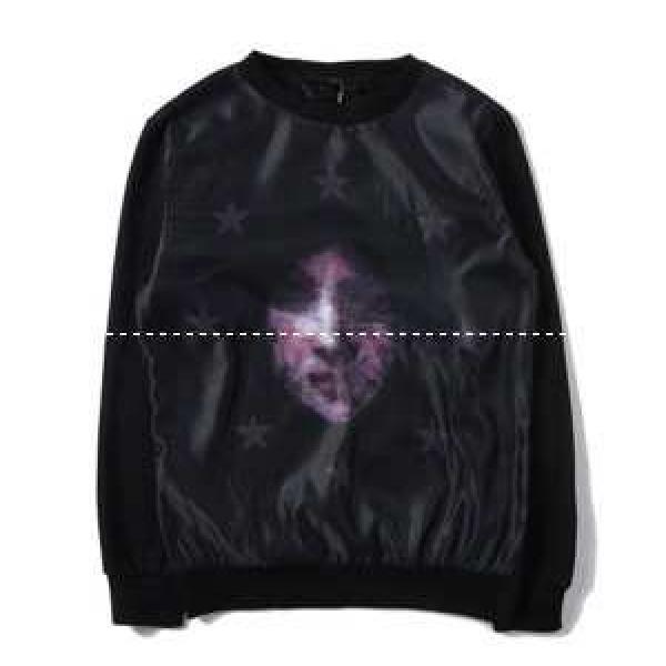 ジバンシィ GIVENCHY 2026-14 新作登場  秋冬 ブラック  個性派 長袖 Tシャツ