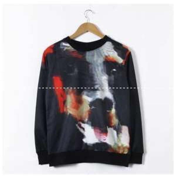 ジバンシィ GIVENCHY 2026-14 ★新作セール  秋冬 ブラック  個性派 長袖 Tシャツ