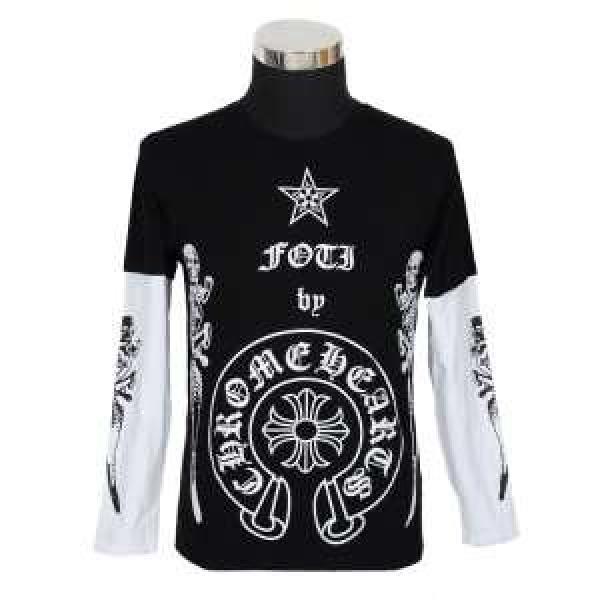 大人気！2026秋冬 お買得 CHROME HEARTS クロムハーツ 長袖 Tシャツ
