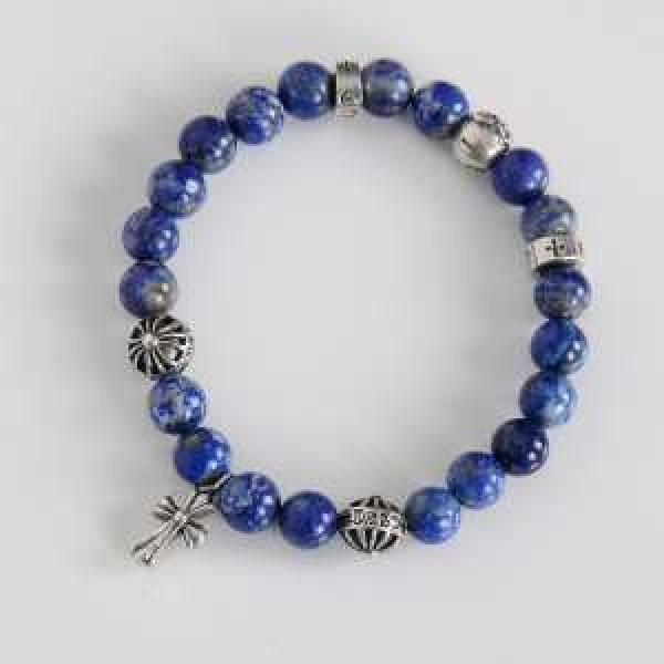 ★新作セール2026CHROME HEARTS クロムハーツ 春夏シルバー925 ビーズブレスレット天然石