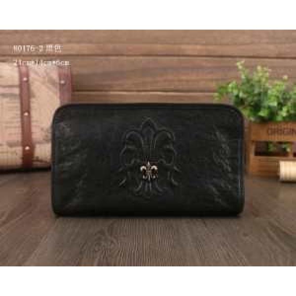 2026春夏売れ筋!CHROME hearts クロムハーツ 財布 本革 最高ランク KL-Q1848780176-2ブラック.29.