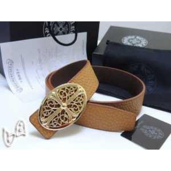 大人気☆NEW!! 2026 CHROME HEARTS クロムハーツ ベルト 本革(牛皮)