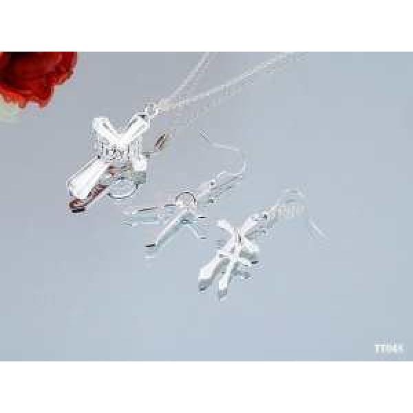 2026春夏新作コピーブランドTiffany &amp; Co ティファニー上品なネックレス、イヤリング2点セット.220.