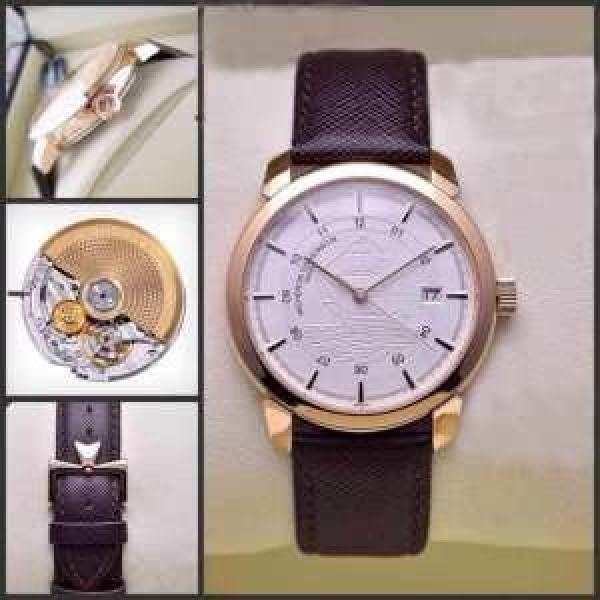 2026秋冬 値下げ！ Vacheron Constantin バセロン コンスタンチン サファイヤクリスタル風防 本革ベルト スイスムーブメントETA2824-3 高級腕時計.184.