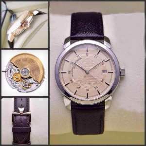 2026秋冬 大人気！Vacheron Constantin バセロン コンスタンチン サファイヤクリスタル風防 本革ベルト スイスムーブメントETA2824-3 高級腕時計.184.