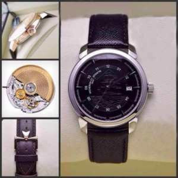 2026秋冬 人気が爆発  Vacheron Constantin バセロン コンスタンチン サファイヤクリスタル風防 本革ベルト スイスムーブメントETA2824-3 高級腕時計.184.