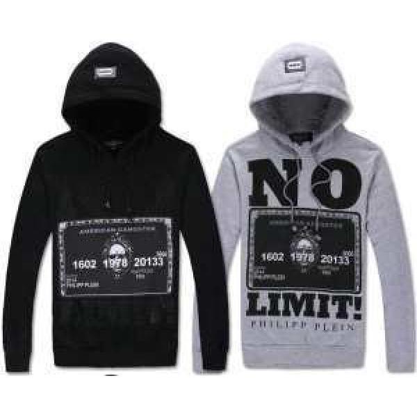 完売品！ 2026春夏 PHILIPP PLEIN フィリッププレイン フード付 長袖 Tシャツ 2色可選 4818A