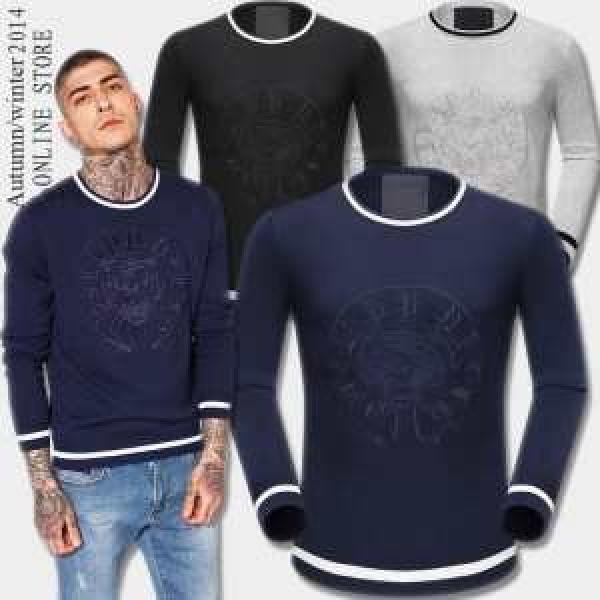 高級感演出 2025秋冬 PHILIPP PLEIN フィリッププレイン ニットセーター 3色可選