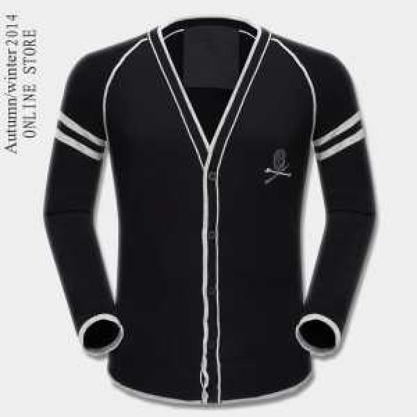 超人気美品◆ 2026秋冬 PHILIPP PLEIN フィリッププレイン パーカーニットカーディガン  2色可選