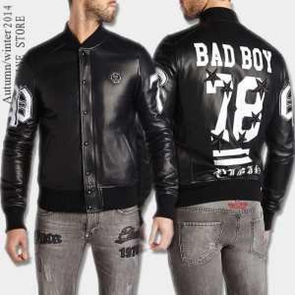 人気商品  2026秋冬 PHILIPP PLEIN フィリッププレイン 革ジャンパー