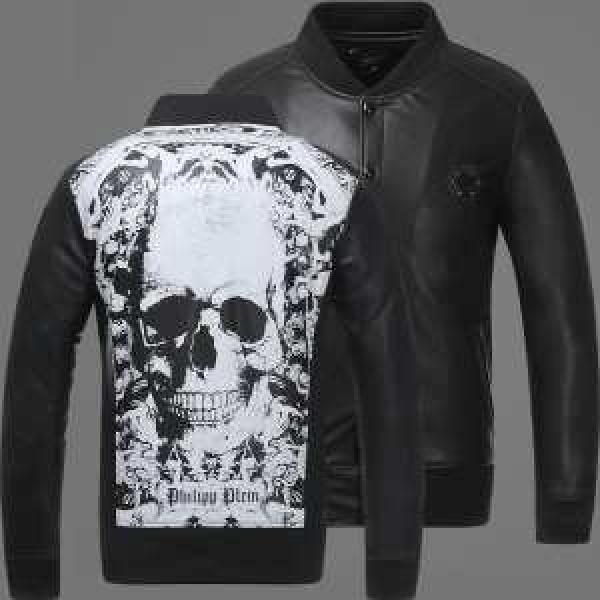 値下げ！ 2026秋冬 PHILIPP PLEIN フィリッププレ 革ジャンパー