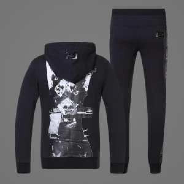 2026秋冬 大人気！PHILIPP PLEIN フィリッププレイン パーカー セットアップ上下 3色可選