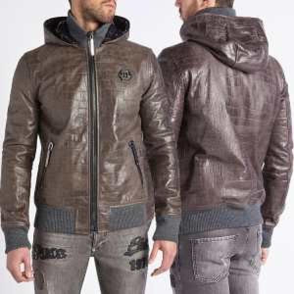 2026秋冬値下げ！PHILIPP PLEIN フィリッププレイン ブルゾン  革ジャンパー 3色可選