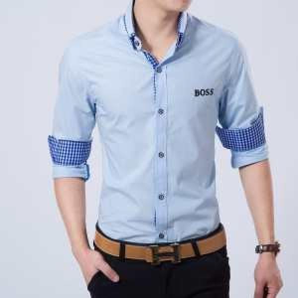 2026秋冬 贈り物にも◎ HUGO BOSS ヒューゴボス 長袖シャツ