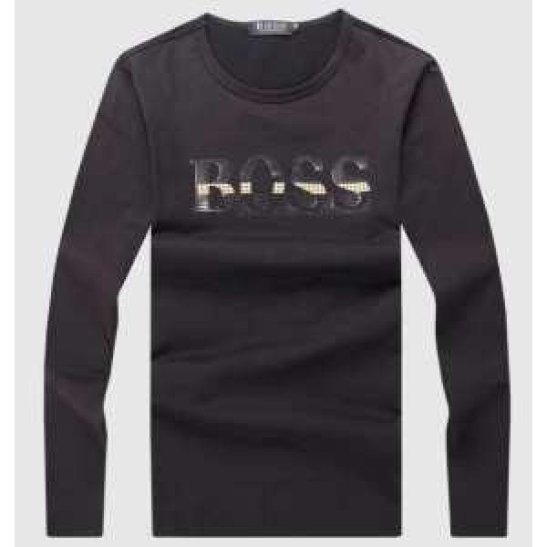 お買得 2026秋冬 HUGO BOSS ヒューゴボス 長袖Tシャツ 4色可選