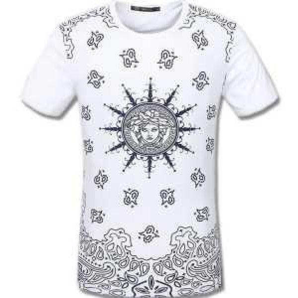 大人気！ 2026 VERSACE ヴェルサーチ 半袖Tシャツ 3色可選