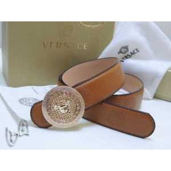 美品2026春夏 VERSACE ヴェルサーチ 本革（牛皮）ベルト最高ランク