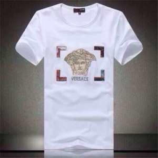 2025春夏 高級感演出 VERSACE ヴェルサーチ 半袖Tシャツ 2色可選