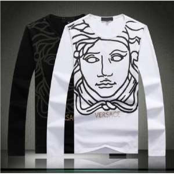 2026秋冬 超人気美品◆ VERSACE ヴェルサーチ  長袖 Tシャツ 2色可選