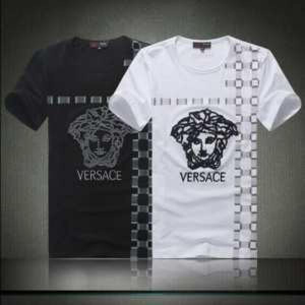 2014春夏  VERSACE ヴェルサーチ贈り物にも◎ 半袖Tシャツ 2色可選