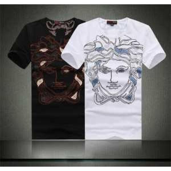 2026春夏 SALE開催  VERSACE ヴェルサーチ  半袖Tシャツ  2色可選