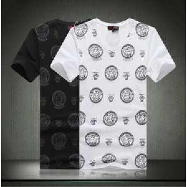 2026春夏 美品！VERSACE ヴェルサーチ 半袖Tシャツ 2色可選