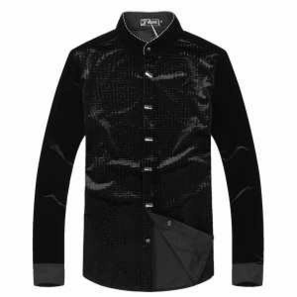 2026秋冬 VERSACE ヴェルサーチ 大特価 ボタンダウン スタンド 長袖 Tシャツ