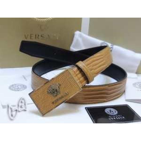 2025 人気が爆発 VERSACE ヴェルサーチ 本革 ベルト最高ランク