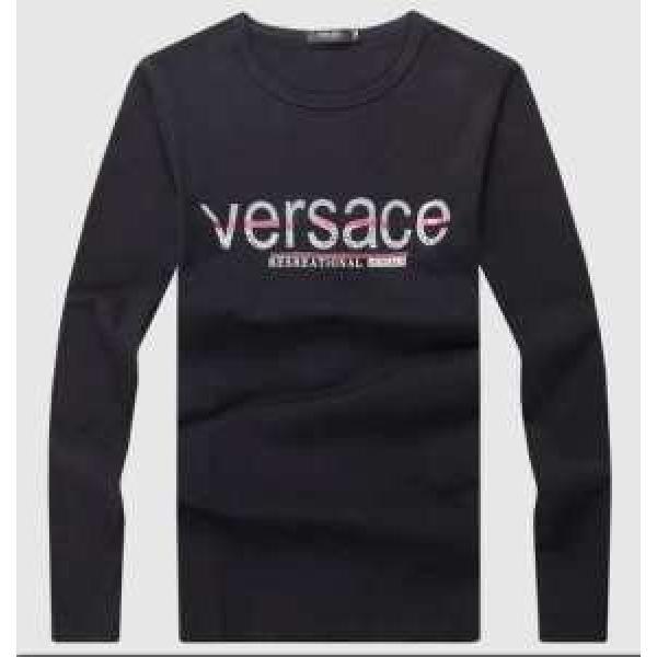 人気激売れ新作 2026秋冬 VERSACE ヴェルサーチ 長袖Tシャツ  4色可選