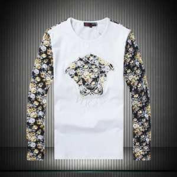 2026秋冬 一味違うケーブル編みが魅力満点 VERSACE ヴェルサーチ 長袖Tシャツ 2色可選