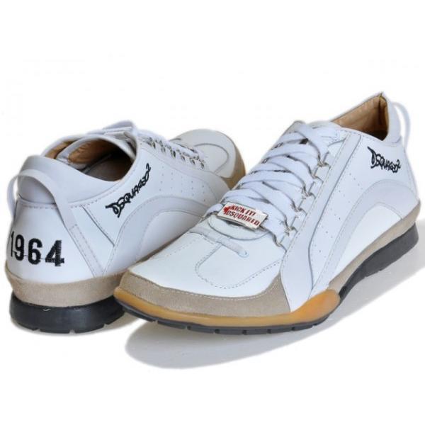 ★新作セール 2026-14秋冬新作 DSQUARED2 ディースクエアード スニーカー 靴 WHITE