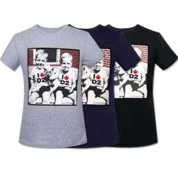 高級感演出 2025 DSQUARED2 ディースクエアード半袖Tシャツ 3色可選