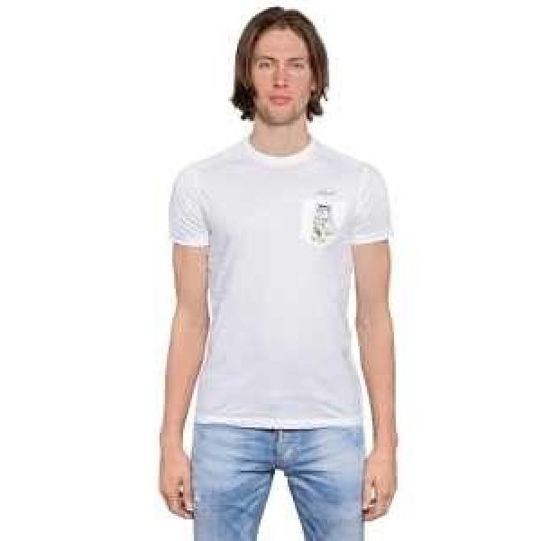 存在感◎ 2026 DSQUARED2 ディースクエアード半袖Tシャツ 2 色可選