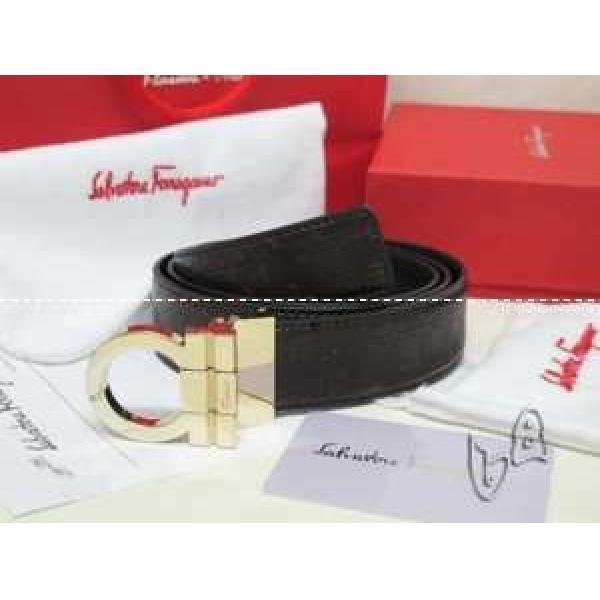 2025-14新作 フェラガモ FERRAGAMO ベルト 最高ランク 本革（牛皮）BLACK