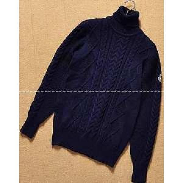 首胸ロゴ MONCLER モンクレール セーター BLACK