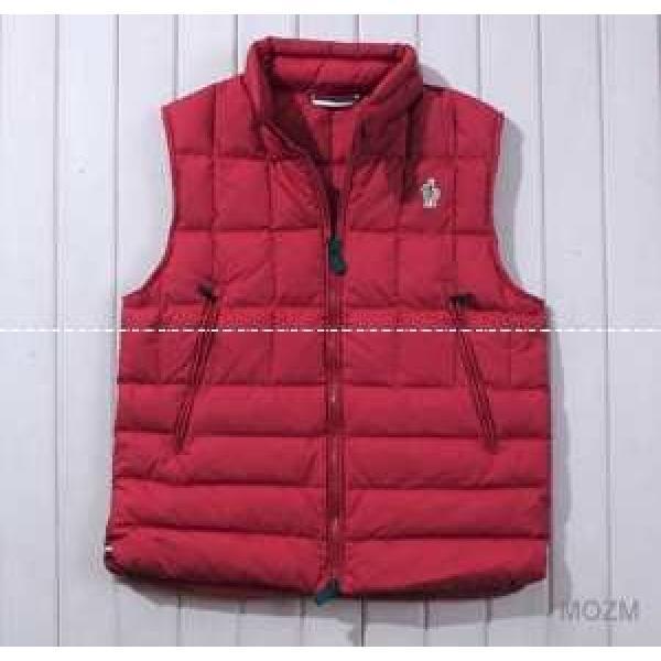 モンクレール モンクレー MONCLER メンズ ダウンベスト 赤