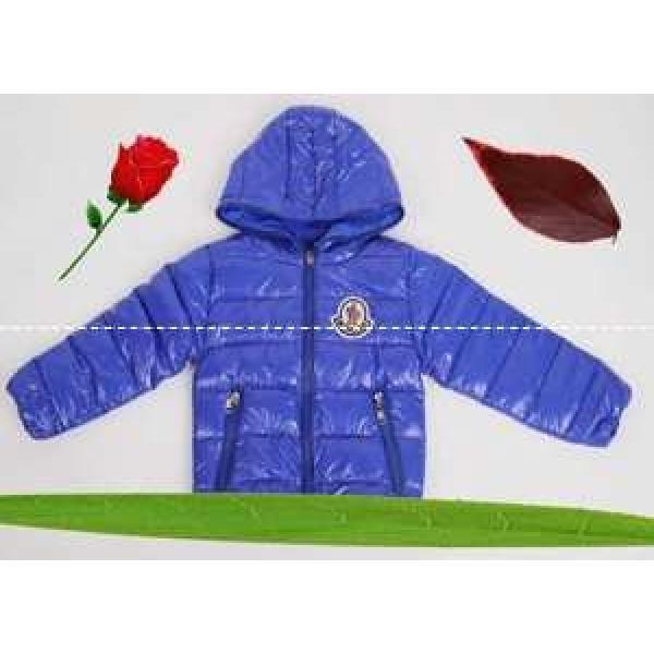 モンクレール MONCLER 2026-14秋冬新作 ダウンジャケット 子供用 ブルー