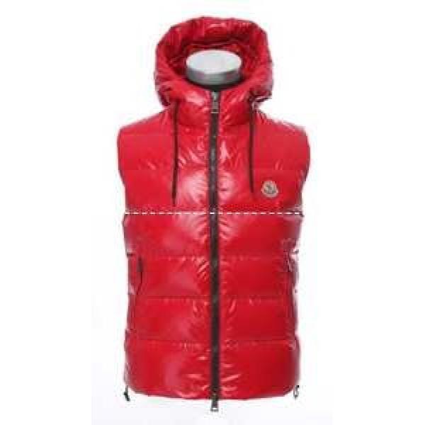人気が爆発 2025-14秋冬 MONCLER モンクレール ダウンベスト RED